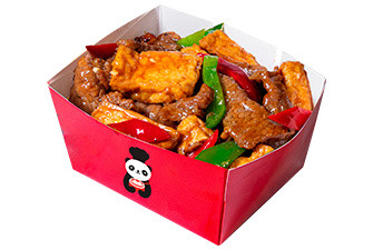Carne con tofu
