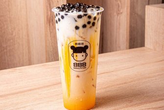 Mango milk tea