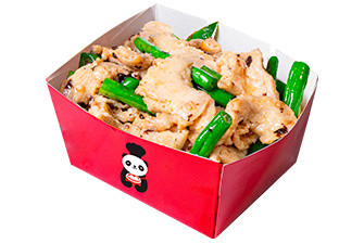 Pollo con habichuela